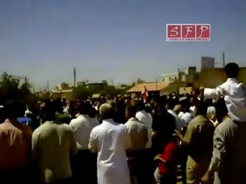 فري برس حوران نصيب جمعة الصبر والثبات وأروع لافتات 26 8 2011