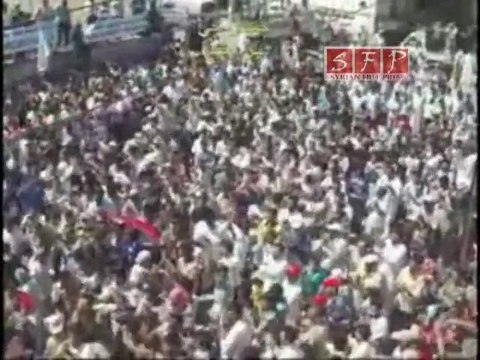 فري برس حمص دير بعلبة مظاهرة حاشدة في جمعة الصبر والثبات 26 8 2011