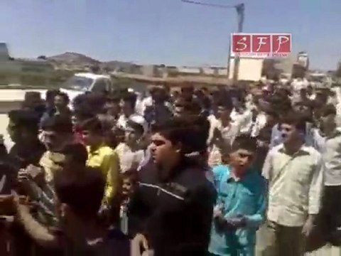 فري برس إدلب جبل الزاوية أبطال كفرعويد في جمعة الصبر والثبات 26 8 2011