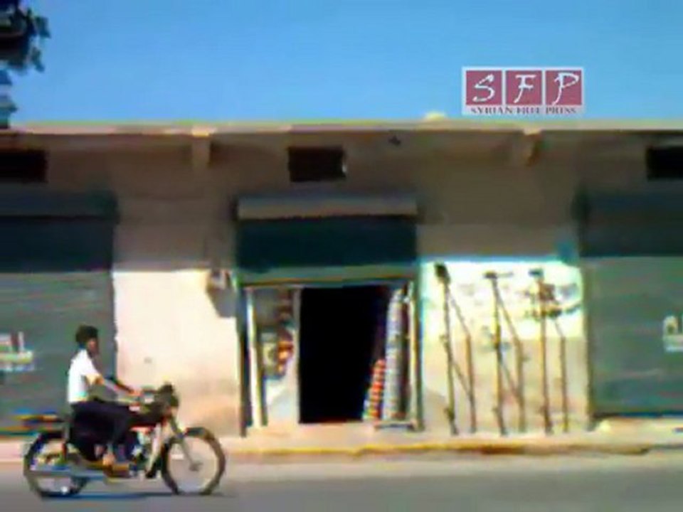 فري برس   حلب  تل رفعت التواجد الأمني في المدينة بعد المظاهرة 26 8 2011