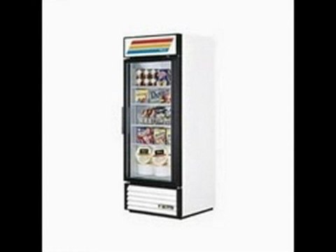 True White Glass Door Merchandiser Freezer True Stripe Sign 371187