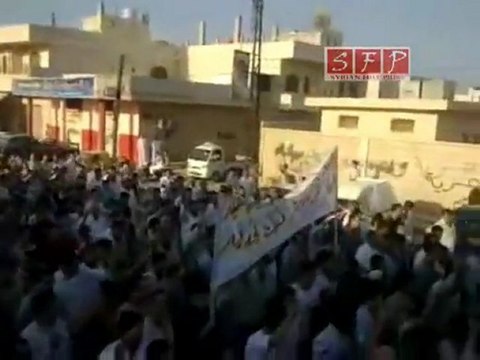 فري برس حماه كفرزيتا مظاهرة بعد صلاة العيد 30 8 2011