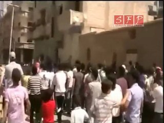 فري برس - إطلاق النار على شباب و صبايا المعضمية 30-8-2011