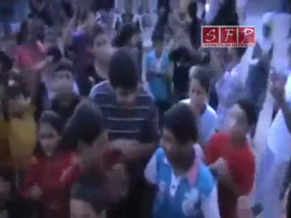فري برس   حوران  المسيفرة  الأطفال يسقطون النظام ثاني ايام العيد 30 8 2011
