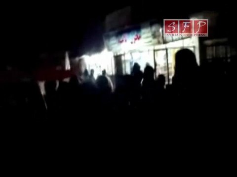 فري برس حلب عندان مظاهرات مسائية لنصرة تل رفعت1 9 2011