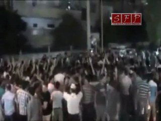 فري برس   حمص القصور هتافات راااائعة  جدااامن اهالي القصور28 8 2011