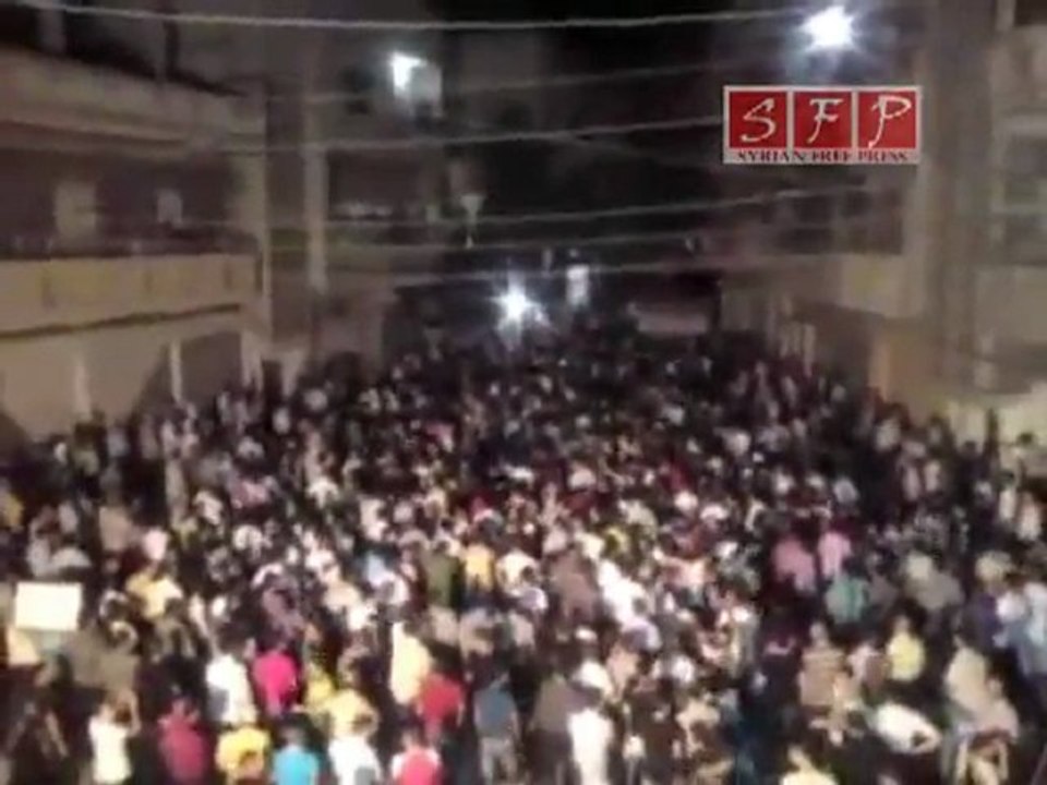 فري برس   حمص خالدية مسائية 1 ايلول الشعب يريد أعدام الرئيس1 9 2011