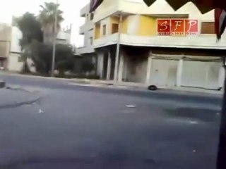 فري برس حمص باب عمرو مرور المدرعات بطريقها لاقتحام المزارع التابعة للحي