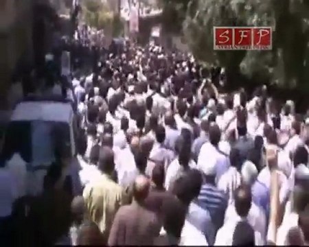 فري برس حمورية تشييع الشهيد ابراهيم عماد رستم 3 9 2011