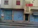فري برس   الرستن  دبابات الجيش الأسدي تجوب شوارع المدينة 13 9 2011