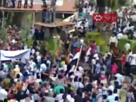 فري برس دوما تشييع الشهيدين 17 9 2011