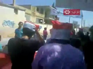 فري برس   ادلب   النيرب    لا دراسة ولا تدريس حتى يسقط الرئيس 18 9 2011