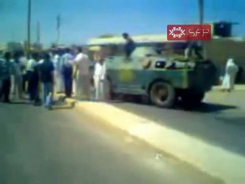 فري برس انشقاق الجيش في بلده بصر الحرير بدرعا