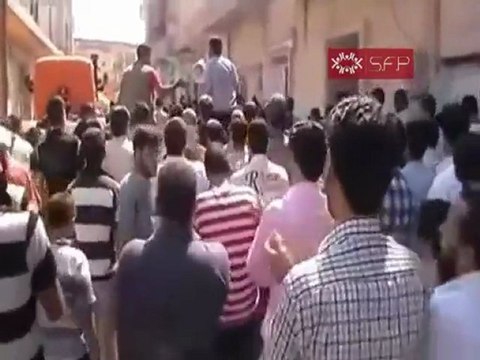 فري برس حمص تلبيسة رغم الجراح يخرج الابطال في مظاهرة 21 9 2011