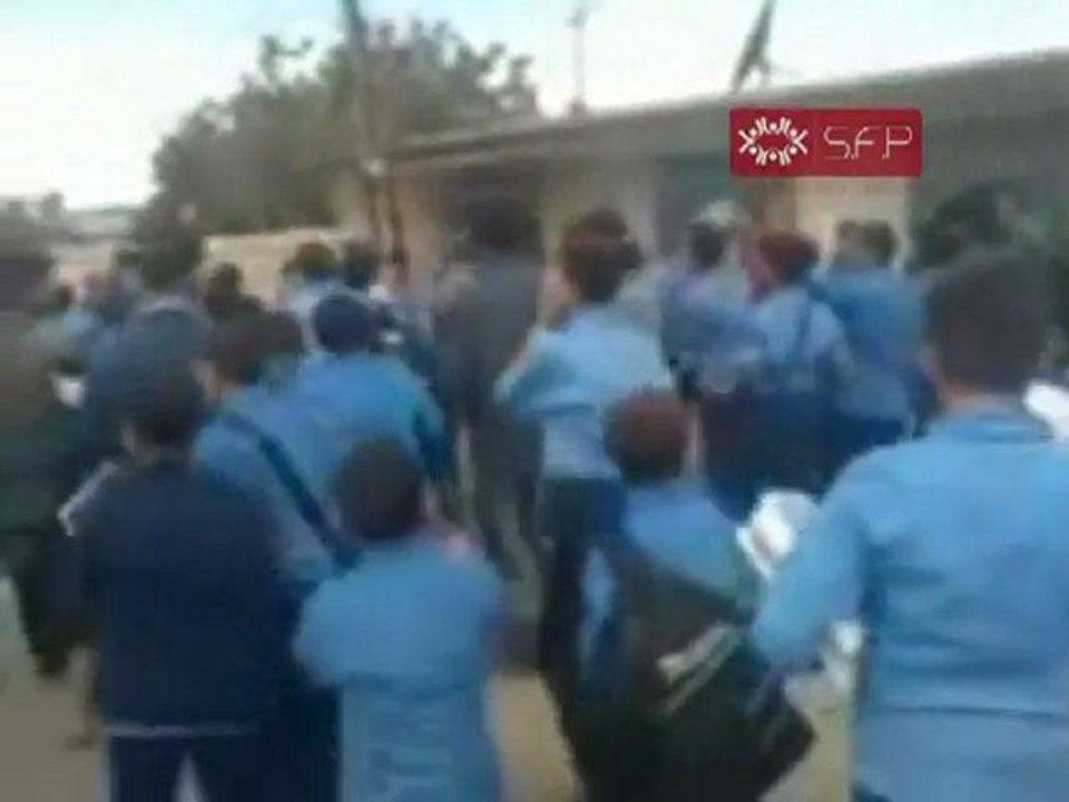 فري برس   ادلب   كللي   مظاهرة طلابية 26 9 2011