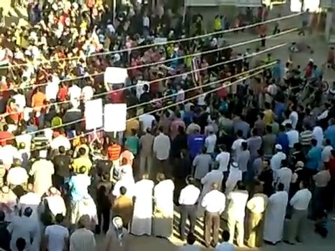 فري برس درعا الحراك في ثلاثاء الوفاء للشيخ نواف البشير 27 9 2011