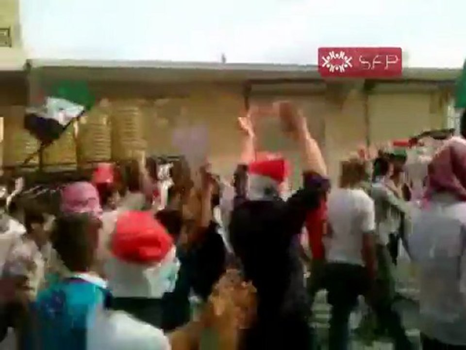 فري برس   حلب مارع أشاوس مدينة مارع في جمعة النصر لشامنا ويمننا 30 9 2011