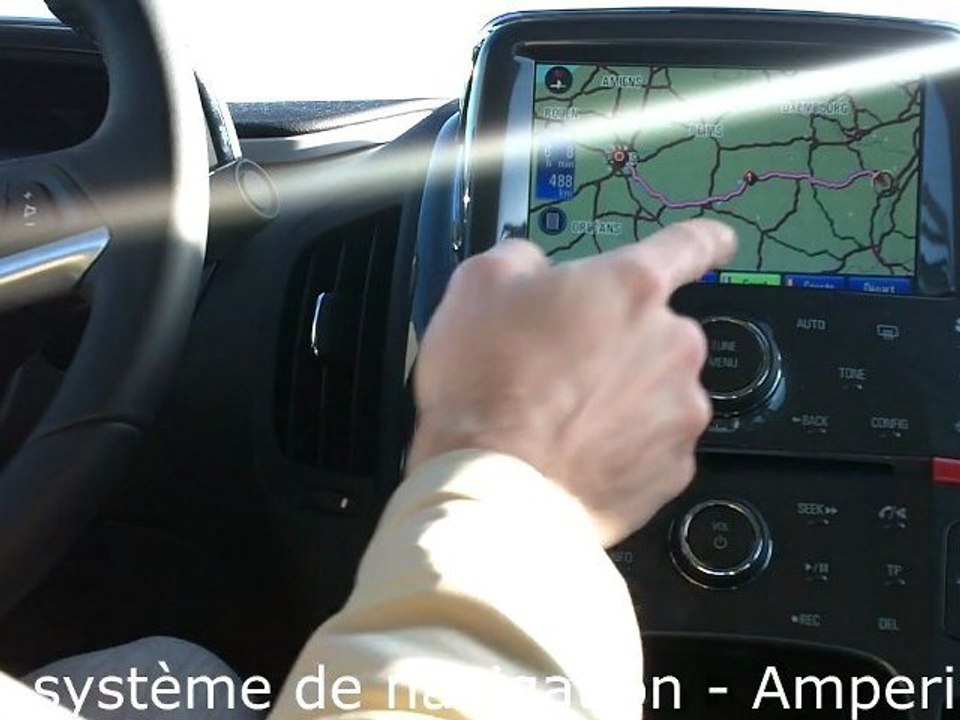 Le GPS de l'Opel Ampera par Amperiste.fr