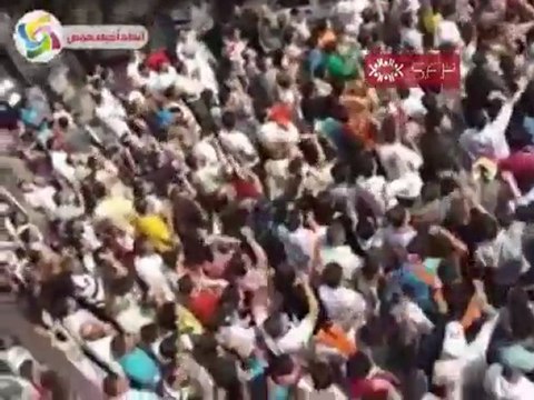 فري برس مظاهرة حمص جب الجندلي جمعة النصر لشامنا ويمننا 30 9 2011
