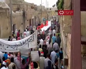 فري برس   حلب عندان مظاهرة الأحرار رغم الحصار 30 9 2011