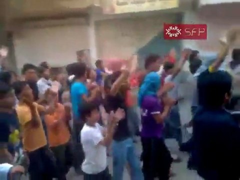فري برس مظاهرة في مدينة القورية في دير الزور 1 10 2011