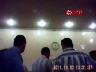 فري بربس   حلب اعتصام المحامين في القصر العدلي الاحد 2 10 2011