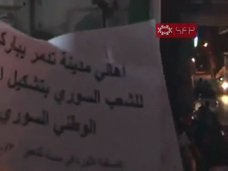 فري برس   تدمر سوريا نحنا معاكي للموت 3 10 2011