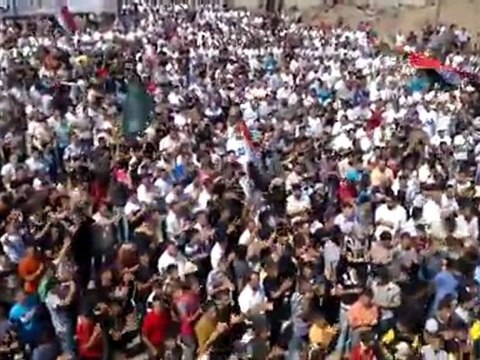 فري برس حوران بصر الحرير مظاهرة جمعة المجلس الوطني 7 10 2011
