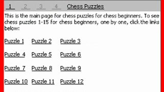 Chess Puzzle Website for Mobile Devices