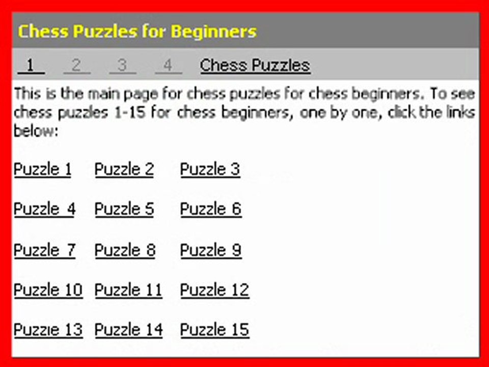 Chess Puzzle Website for Mobile Devices