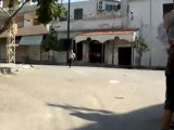 فري برس حمص   باب السباع اطلاق نار على مصلين مسجد المريجة 7 10 2011