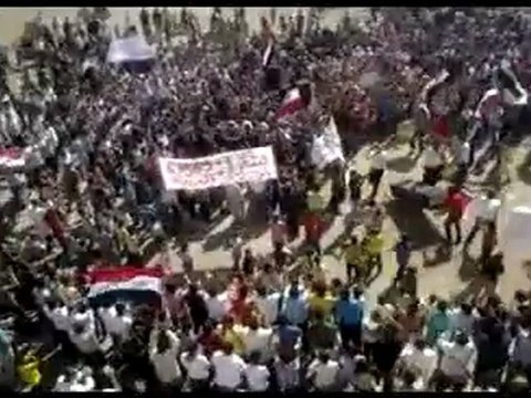 فري برس درعا كفر شمس المجلس الوطني يمثلني 7 10 2011