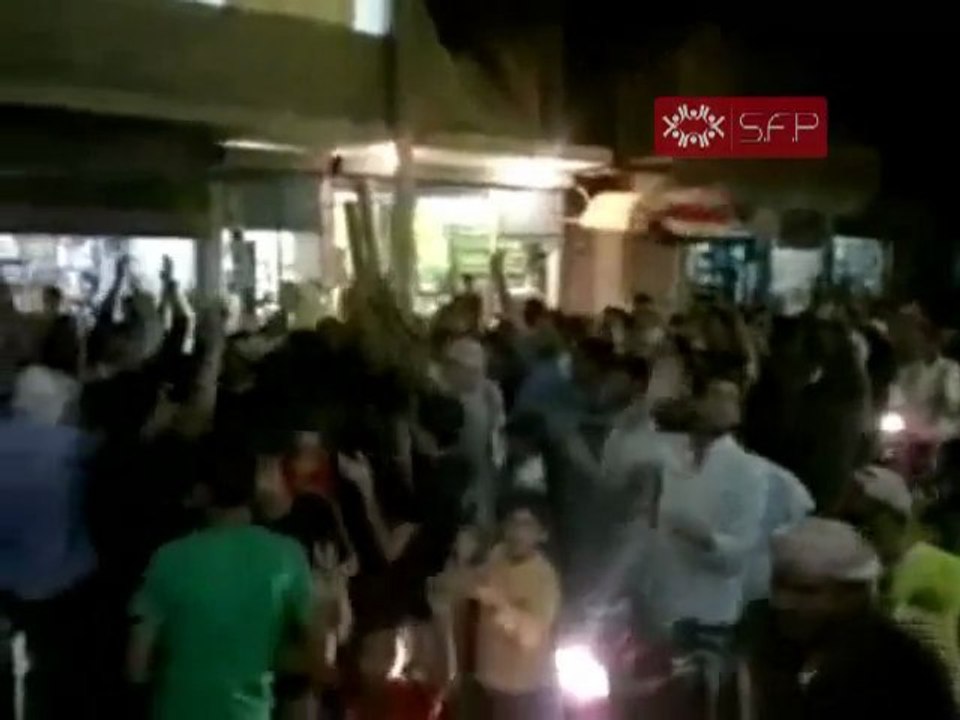 فري برس   مدينة القورية ديرالزور سبت الشهيد مشعل التمو 8 10 2011
