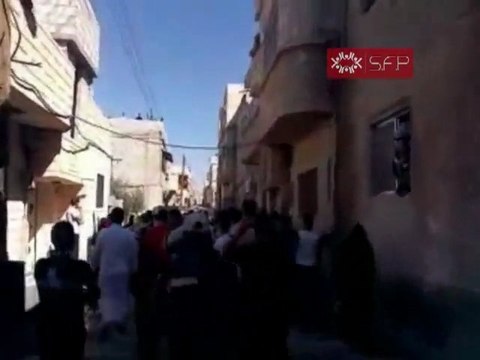 فري برس مظاهرة في منطقة الذيابية ريف دمشق 7 10 2011