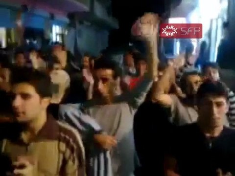 فري برس إدلب كفرنبل مظاهرة مسائية الاثنين 10 10 2011