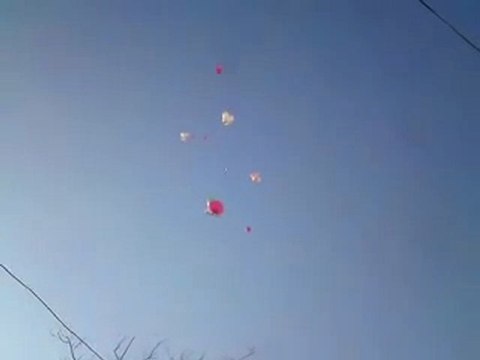 فري برس بالونات الحرية في سماء المزة 13 10 2011