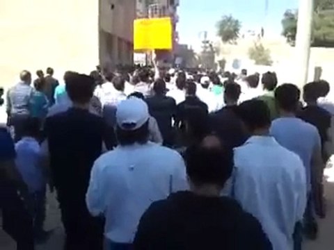 فري برس ريف دمشق زملكا جمعة أحرار الجيش مظاهرات الأحرار 14 10 2011 ج8