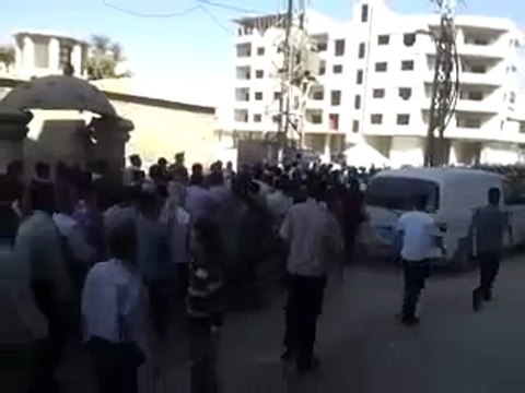 فري برس ريف دمشق زملكا جمعة أحرار الجيش مظاهرات الأحرار 14 10 2011 ج10