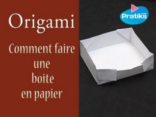 Comment faire une boîte en origami