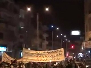 فري برس   مسائية مدينة ادلب جمعة أحرار الجيش 14 10 2011