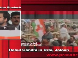 Congress Leader Rahul Gandhi in Orai, Jalaun (U.P) Part 2