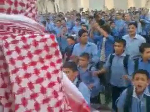 فري برس مظاهرة طلاب المدارس خان شيخون 16 10 2011 ج1