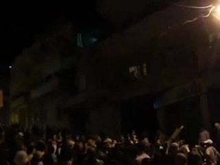 فري برس   مظاهرة مسائية حاشدة في الزبداني 16 10 2011