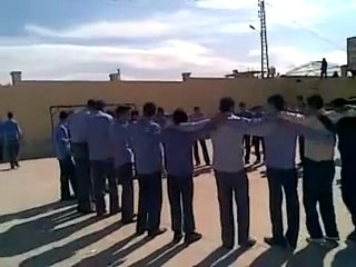 فري برس   حماه حلفايا انتفاضة الطلاب الاحرار للمطالبة 17 10 2011