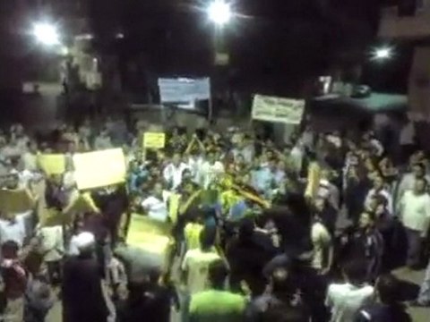 فري برس حمص مسائية حي الخالدية رغم الحصار والنار 17 10 2011