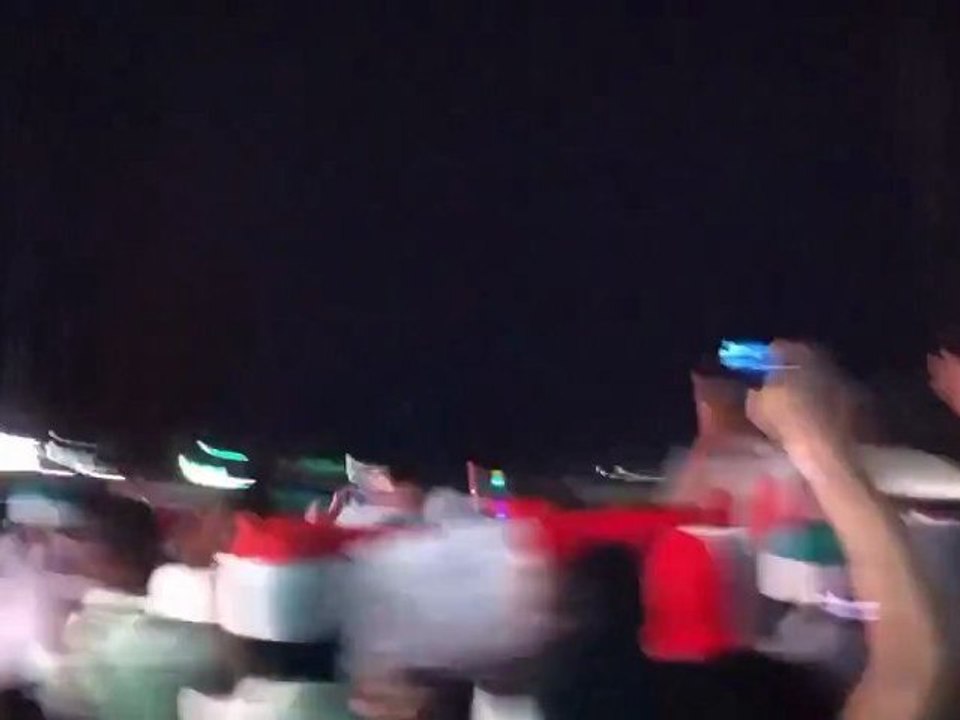 فري برس   دمشق كفرسوسة مظاهرة مسائية من جامع ابو بكر الصديق 18 10