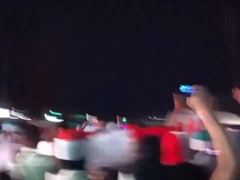 فري برس دمشق كفرسوسة مظاهرة مسائية من جامع ابو بكر الصديق 18 10