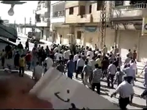 فري برس حمص باب الدريب تشييع الشهيد عدنان غليون 18 10 2011