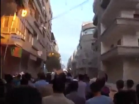 فري برس ريف دمشق سقبا مظاهرات الاحرار الله اكبر عالظالم 18 10 2011