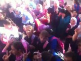 فري برس   إدلب   تفتناز مظاهرة طلابية اعدام الرئيس 19 10 2011